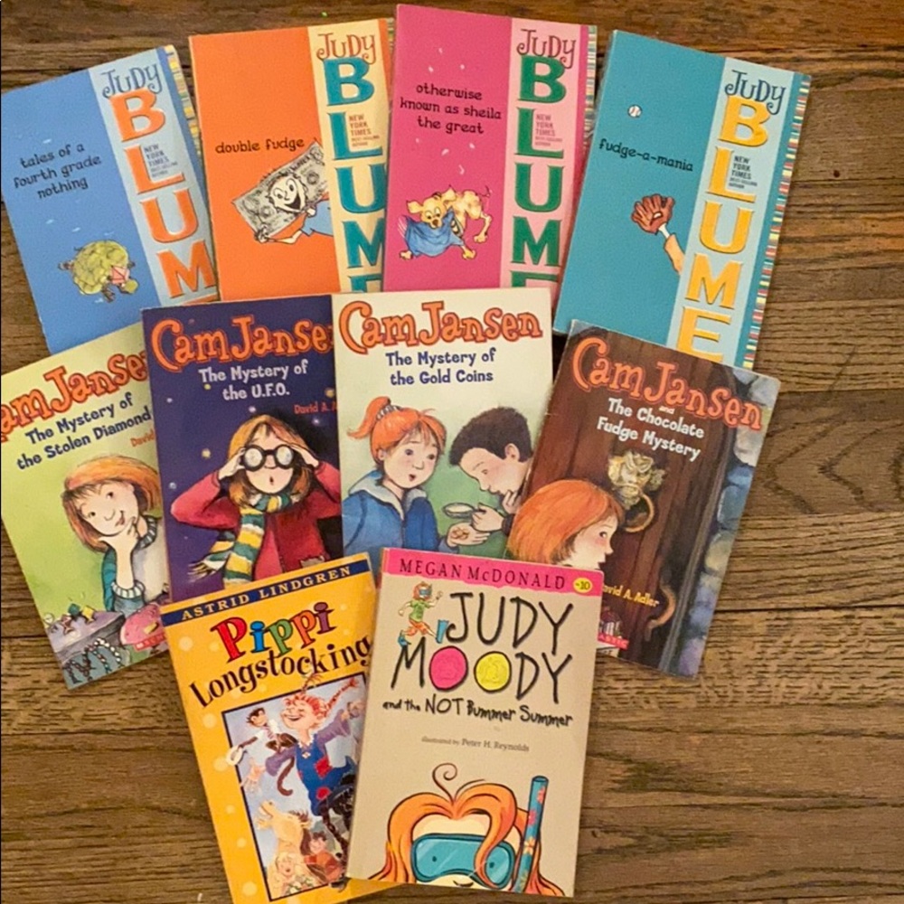 Judy Blume, Cam Jensen, Pippi L and Judy Moody,